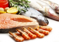 Atún, langostinos y pescados frescos 